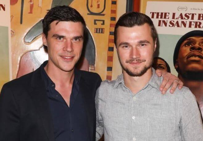 Finn Wittrock with his brother Dylan Wittrock.